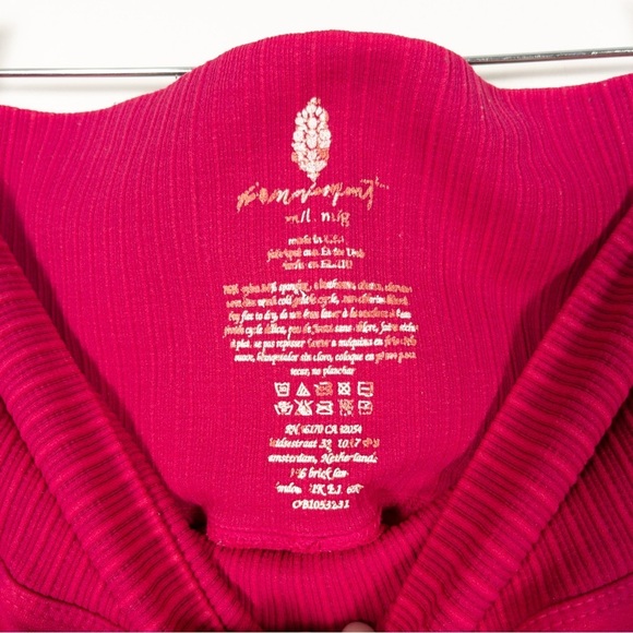 Free People Movement Pink High-Rise 7/8 Length Good Karma Leggings - Picture 8 of 13